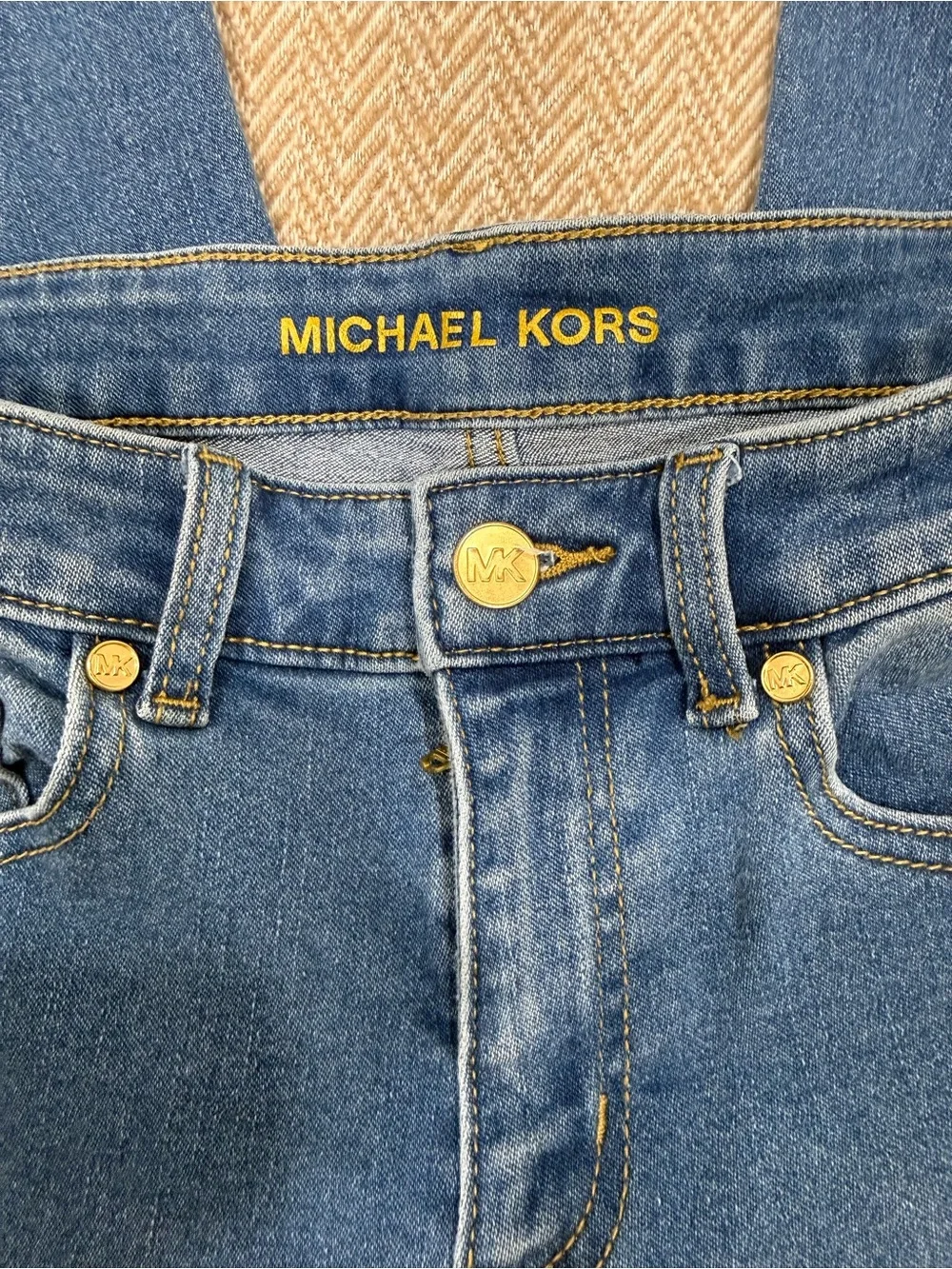 Michael Kors Medium Blue Flare Jeans